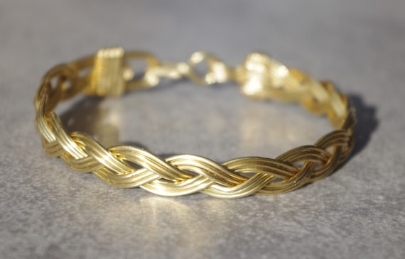 Brass Bracelet - Tie