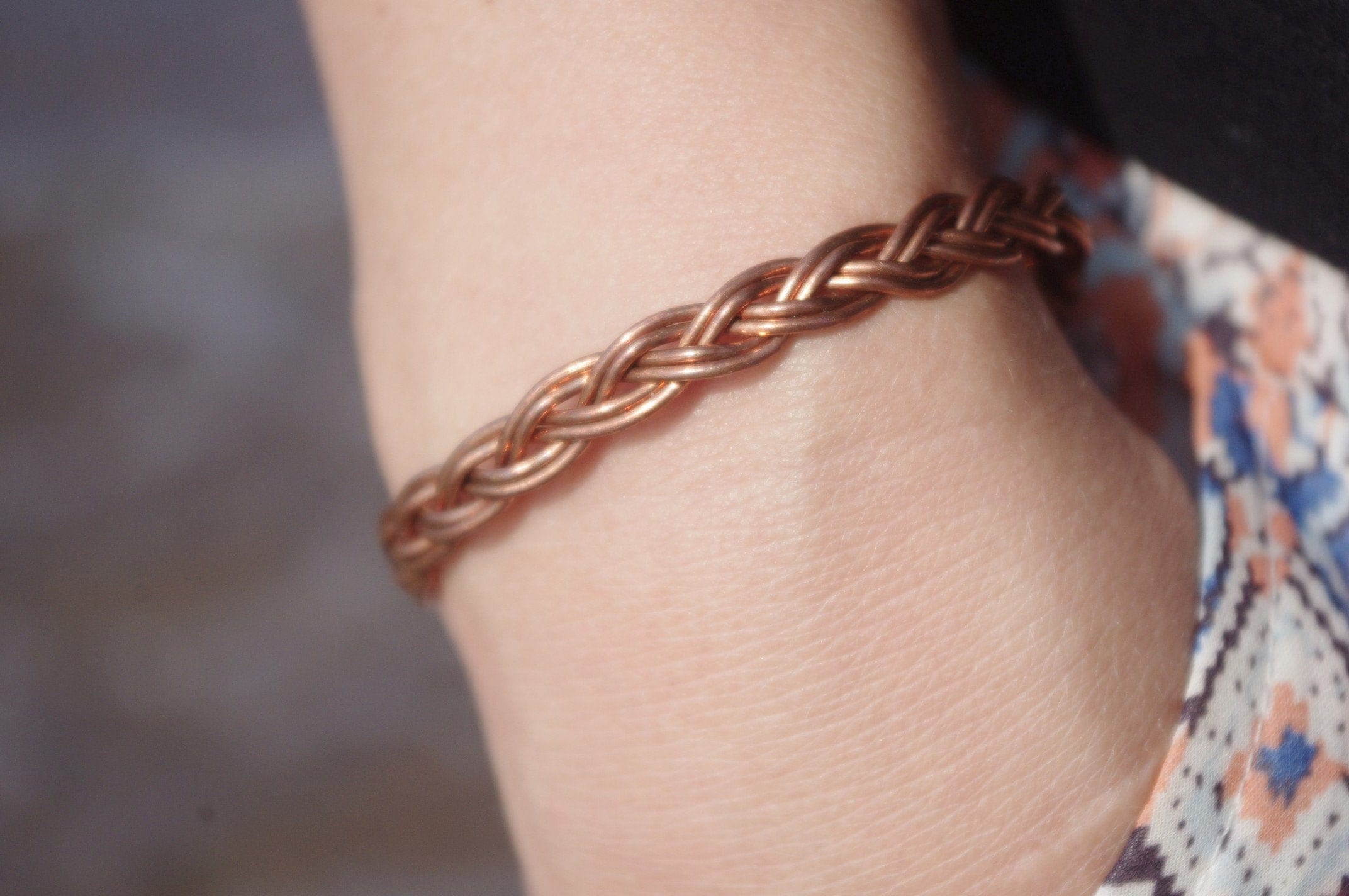 Organic vines wirework bracelet ⎮ Copper and silver – CSLdesigns shop