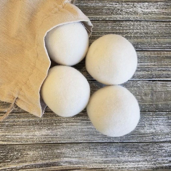 Mixture Egyptian Cotton Wool Dryer Balls 3 Pack with 2 oz Scented Oil