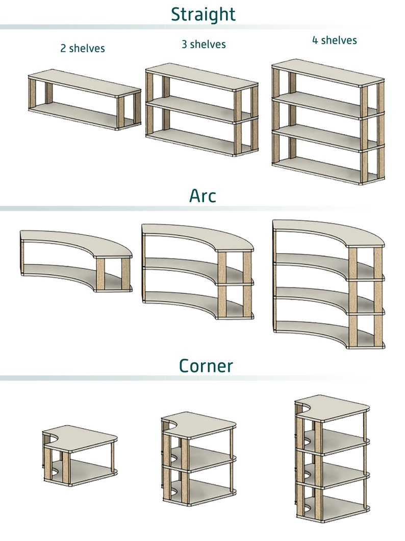 Montessori shelf / Solid wood shelf for kids / Kids toy storage / Nursery shelves zdjęcie 9