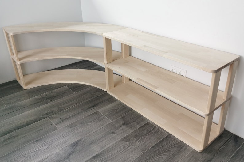 Montessori Shelf / Solid Wood Shelf for Kids / Kids Activity Etsy