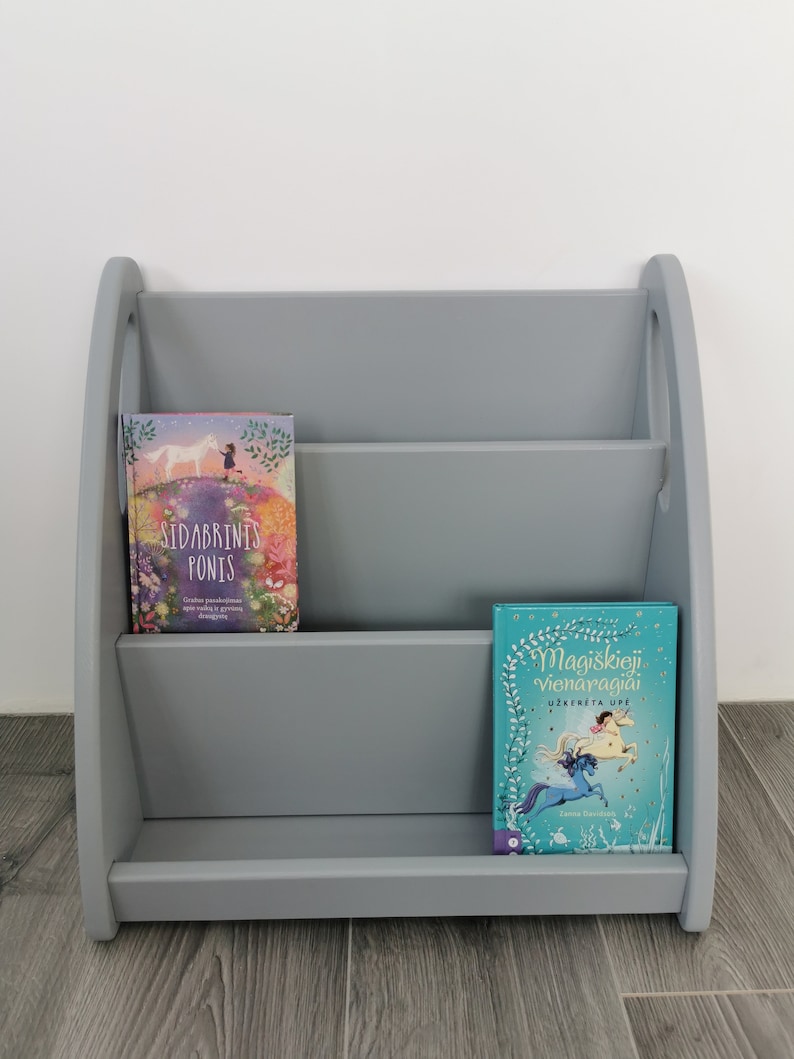 Montessori Bookshelf / Solid Wood Bookshelf for Kids/ Etsy