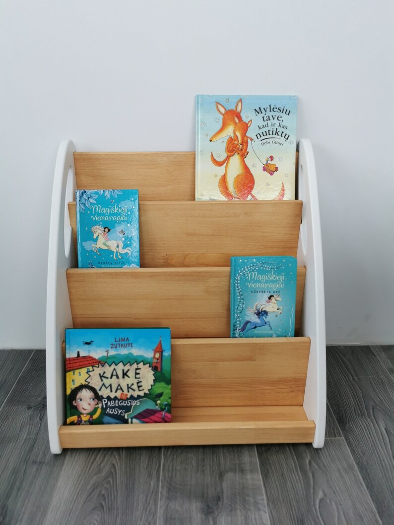 Montessori Bookshelf / Solid Wood Bookshelf for Kids/ Etsy Australia
