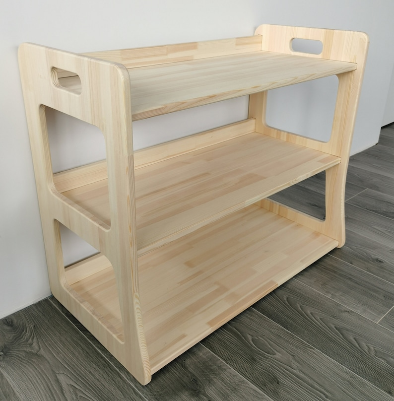 Montessori Shelf / Solid Wood Shelves for Kids / Kids Toy Etsy