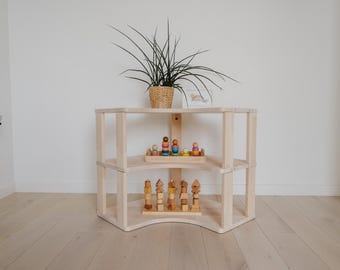 おもちゃ棚　モンテッソーリ　保育家具　ハンドメイド　送料無料 楽天市場】【土日祝も発送】 こどもと暮らし Milk お片付け