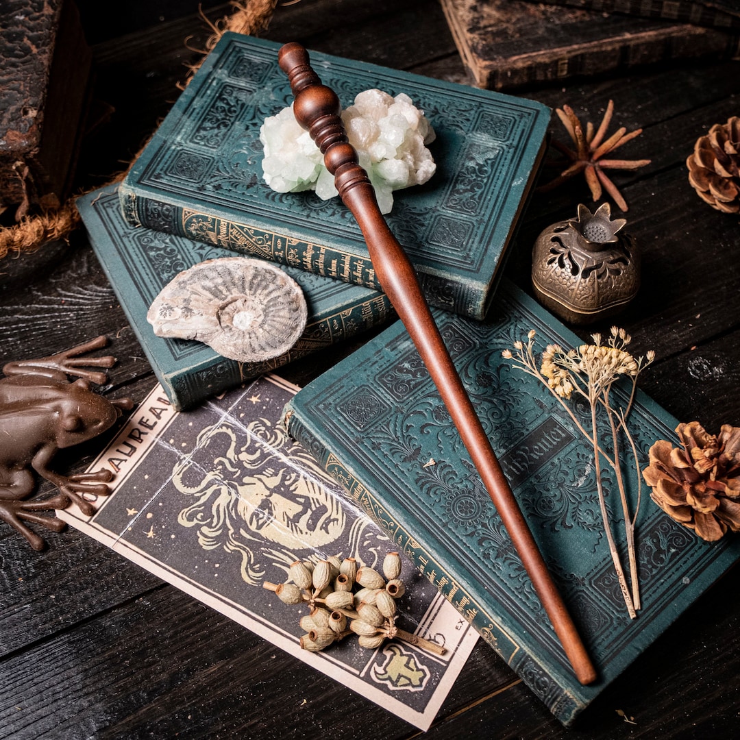 Magic Wand of the Cousin of “merlin the Wizard”. Highest Quality Wooden ...