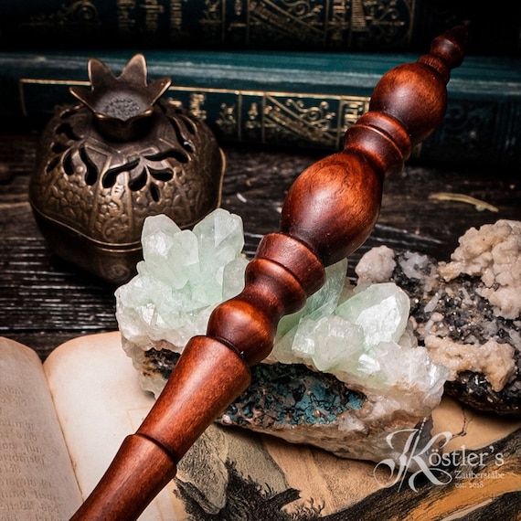 Magic Wand of Stephan Köstler. Bavarian Rowen 12 1/2“ Dragon