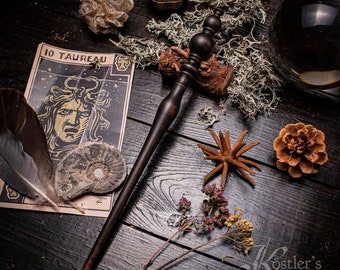 Magic Wand 'ars Magica' - Pear 11 3/4“ Highest Quality Wooden Wand