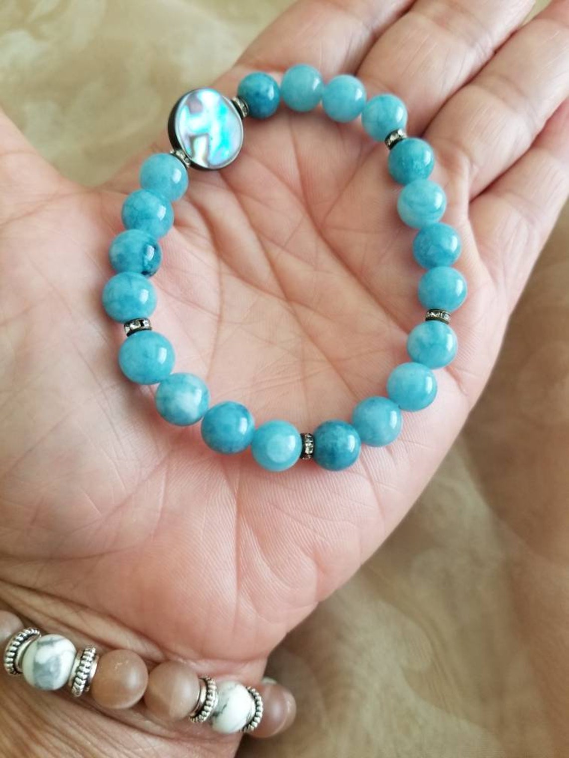 Throat Chakra Positive Energy Bracelet Romantic Bracelet Etsy