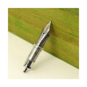 Spare calligraphy titanium nib unit with architect grind  | For jowo mount fountain pen with full nib housing
