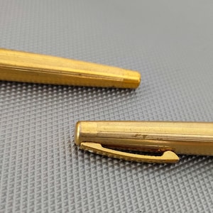 Penonderdeel voor reparatie | sheaffer stylist vulpen gold filled houder en dop in schone, gebruikte staat | zeer weinig gebruikssporen
