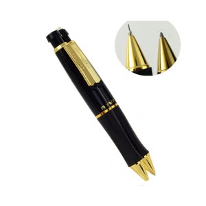 Vintage sanford PHD gold plated trim rollerball and mechanical pencil 0.5mm - NOS - Perfectly working