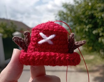 Tony tony chopper INSPIRED REPLICA backet hat Mirror Hanger.