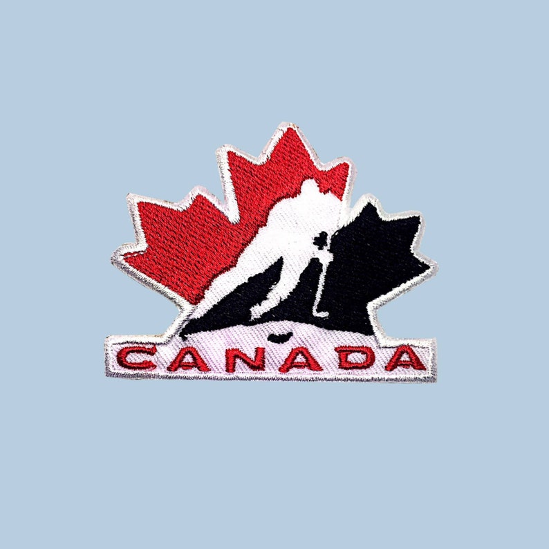 hockey canada logo patch hockey logo patch embroidered etsy etsy