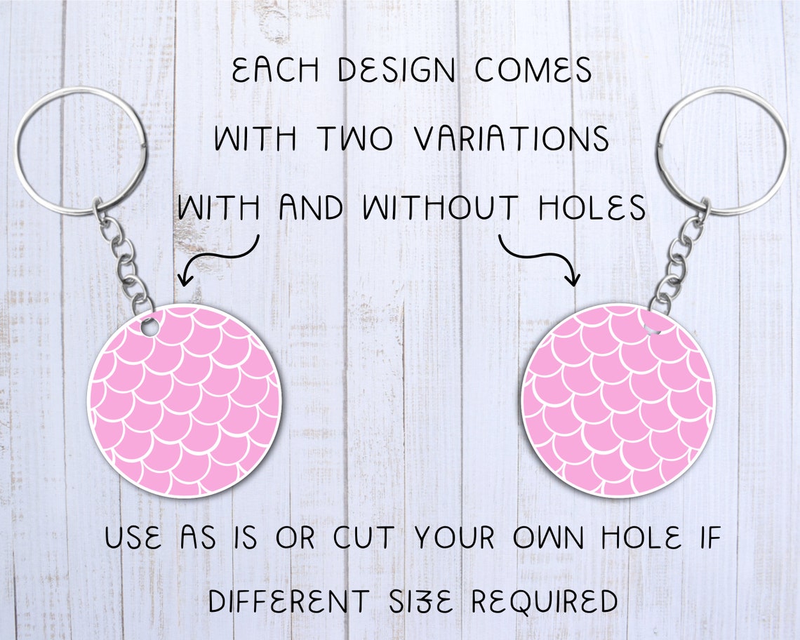 Download 30 Round Pattern SVG DXF PNG Keychain Circle Pattern | Etsy