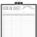 Realtor Open House Sign in Sheet Template, Instant Download Sign in ...