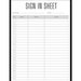Realtor Open House Sign in Sheet Template, Instant Download Sign in ...