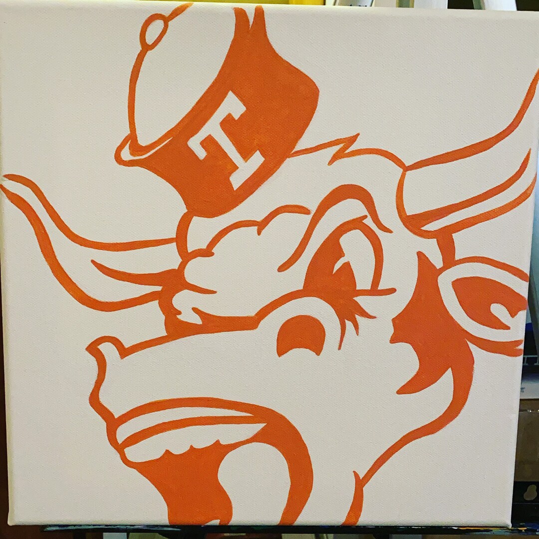 Vintage Bevo University of Texas Mascot Etsy