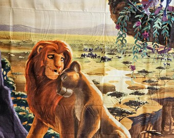 ディズニー ライオンキング シンバと仲間たち オレンジ コットン