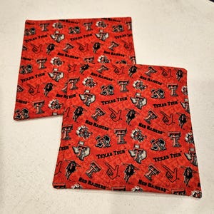 Texas Tech Red Raiders, NCAA potholders, set of 2