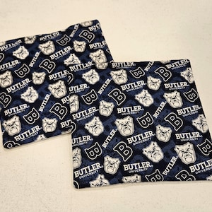Butler University potholders, set of 2