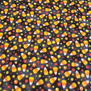 Halloween Candy Corn material 1 yard each 100% Cotton