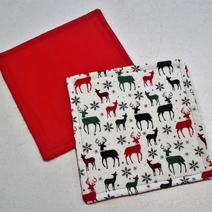 Christmas Reindeer potholders set of 2