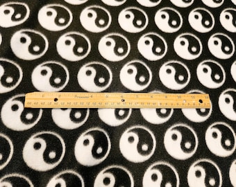 Yin Yang Value FLEECE fabric, priced by the yard, 59" width