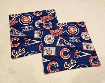 Chicago Cubs MLB potholders, set of 2