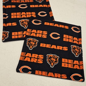 Chicago Bears potholders, set of 2