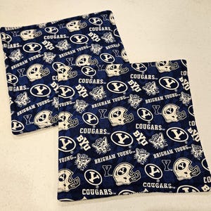 BYU NCAA potholders, set of 2