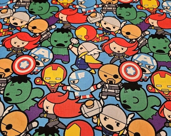 Avengers fabric, priced by the yard, 100% cotton