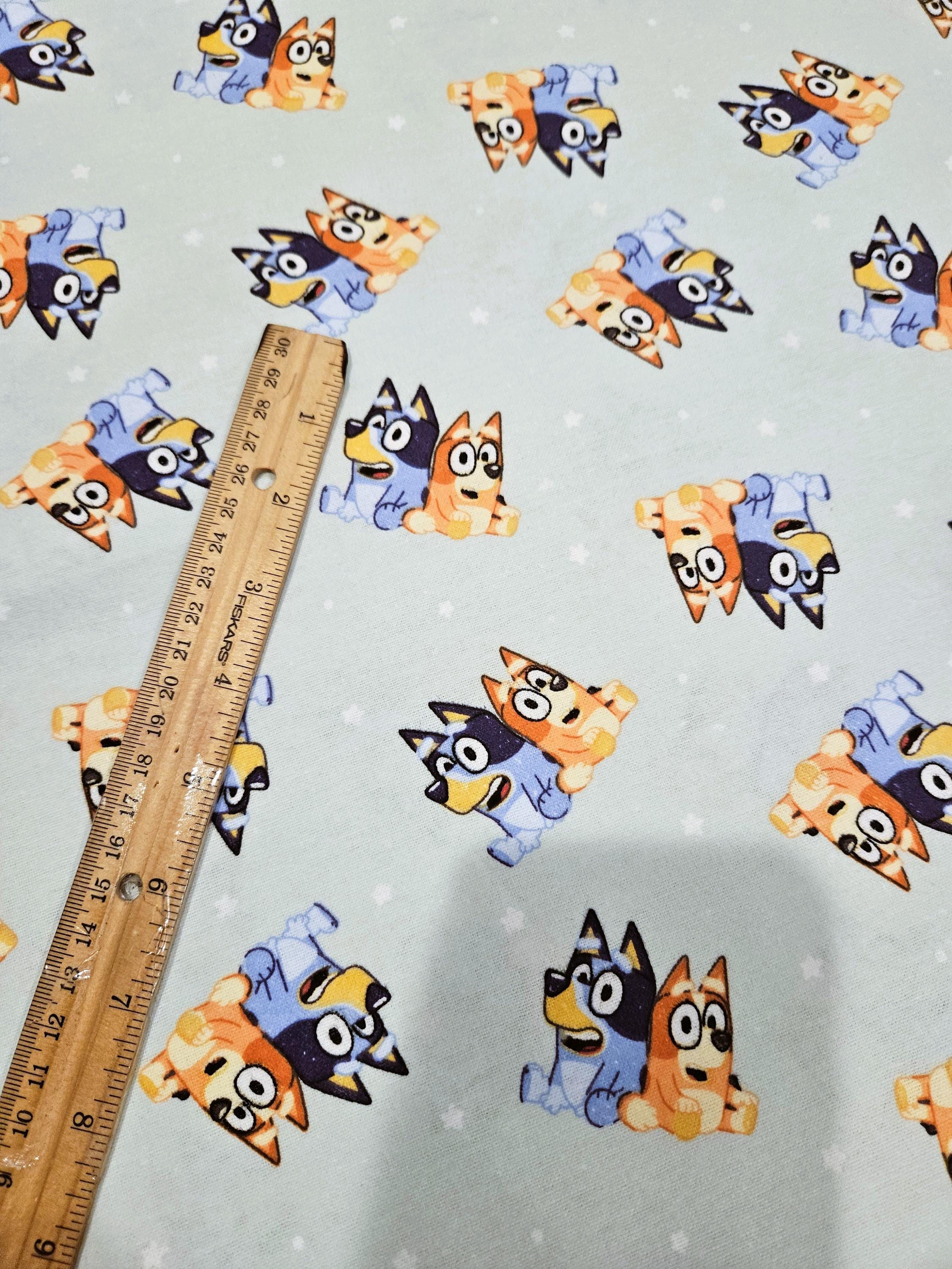 Bluey and Bingo FLANNEL Fabric, Priced by the Yard, 100% Cotton - Etsy