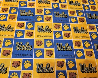 UCLA Bruins Fabric, priced by the yard, 100% cotton