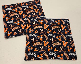 University of Virginia Wahoos potholders, set of 2