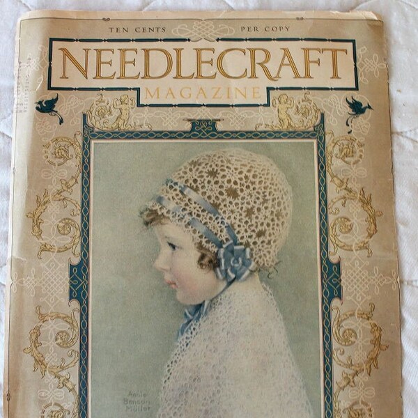 1924 Modern Priscilla Magazine May - COVER ONLY - Annie Benson Muller cover art