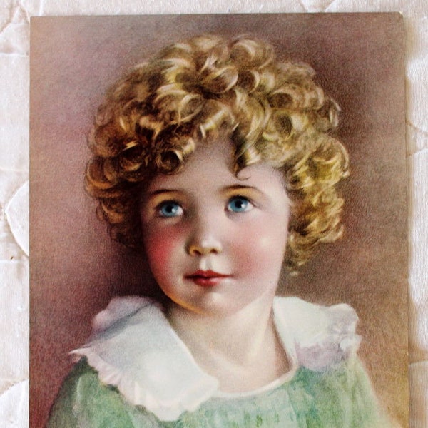 1920's  Print Goldilocks by Annie Benson Muller - Vintage Uncirculated - FREE SHIP
