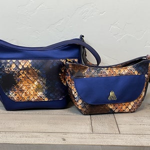 Hollywood axelväska 2 storlekar - pdf-mönster