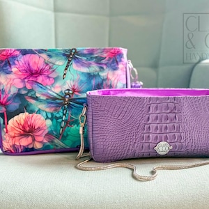 Evelyn Crossbody pdf pattern with video tutorials and svg cut files