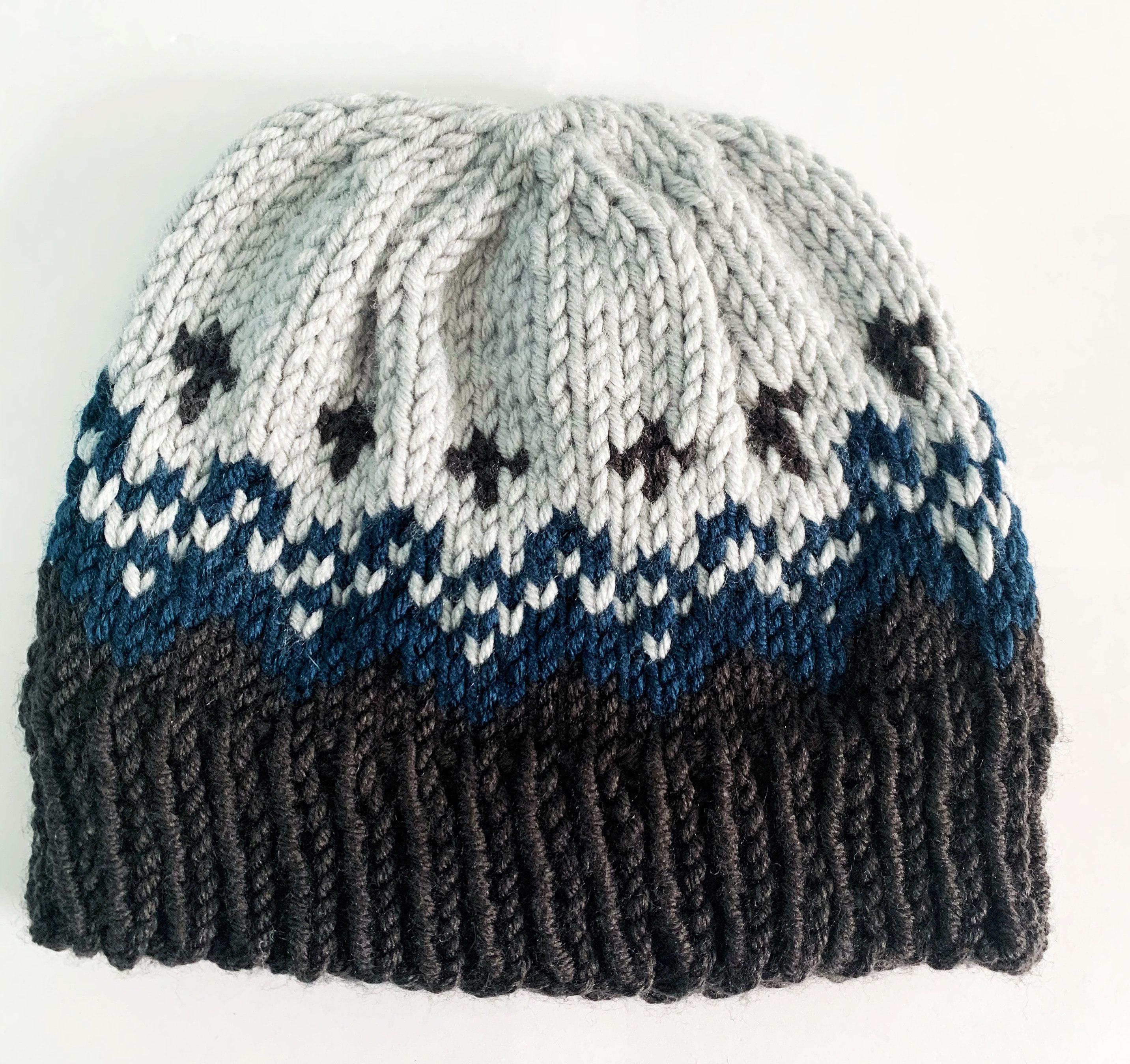 Scenic Mountain Knit Toque - Pattern - Etsy