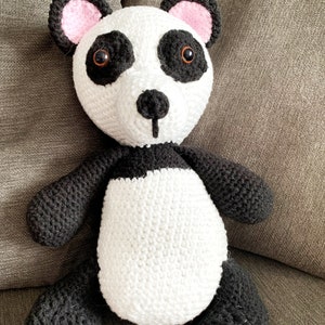 Cuddly Panda Bear - Crochet Pattern