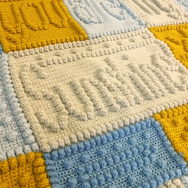 Crochet Crib Blanket Etsy