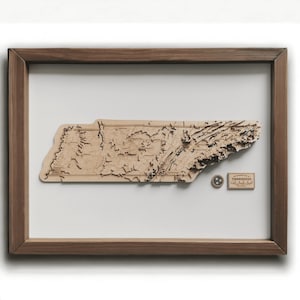 Landkarte Nashville Tennessee Mississippi River Home Decor