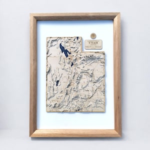 Bundesstaaten der USA | Graduate Geschenk | Heimat Zustand Traveling Map Art
