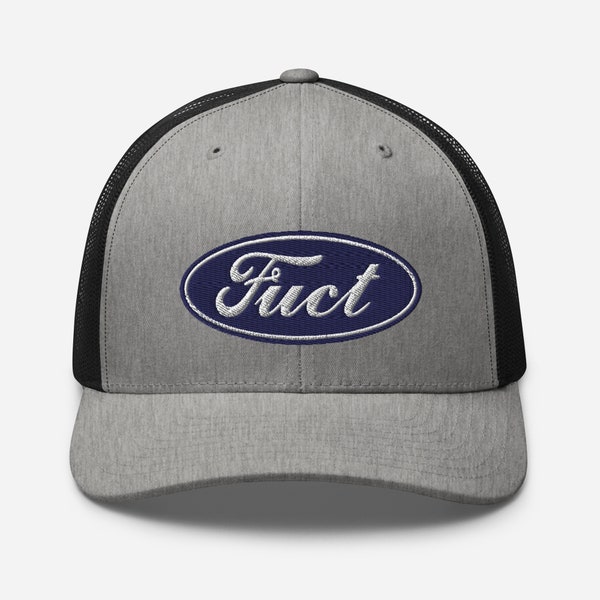 Fuct Hat, Fuct Trucker Cap, Funny Trucker Hats, Parody Hat, Funny Men's Hats, Gifts For Men, Truck Hat, Fuct Cap