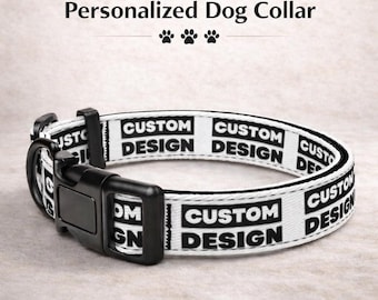 Collare per cani personalizzabile – Collare per animali domestici con foto e design personalizzati