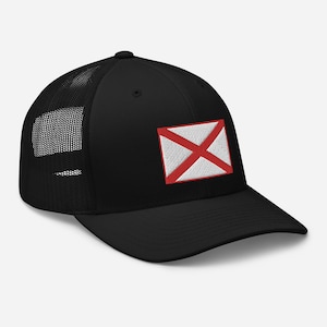 Gorra con la bandera del estado de Alabama - Gorra snapback bordada con la bandera de Alabama