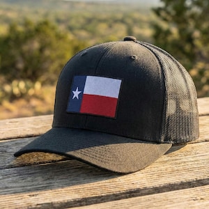 Embroidered Texas Flag Trucker Hat – Lonestar State Cap
