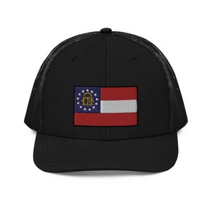 Georgia Flagge Hut - Georgia State Flagge Trucker Cap - Richardson 112