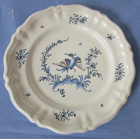 Moustiers Plates - Etsy